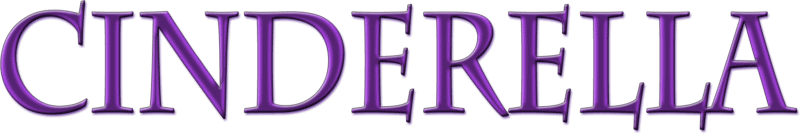 cinderella font purple
